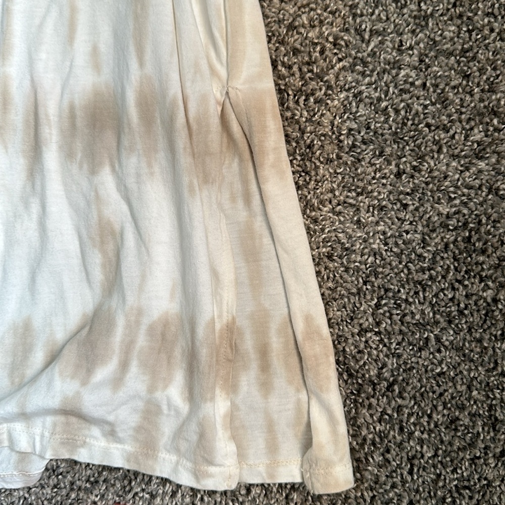 NWOT Cream T-shirt tie Dress - Picture 3 of 7